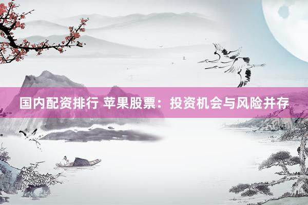 国内配资排行 苹果股票：投资机会与风险并存