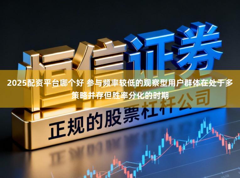 2025配资平台哪个好 参与频率较低的观察型用户群体在处于多策略并存但胜率分化的时期